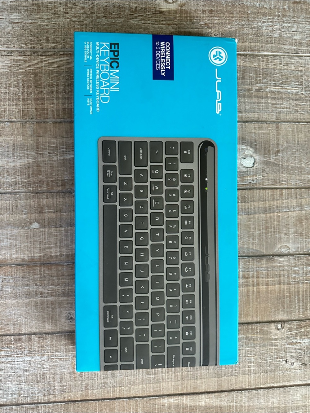 JLab Epic Mini Multi-device Wireless Keyboard - Black